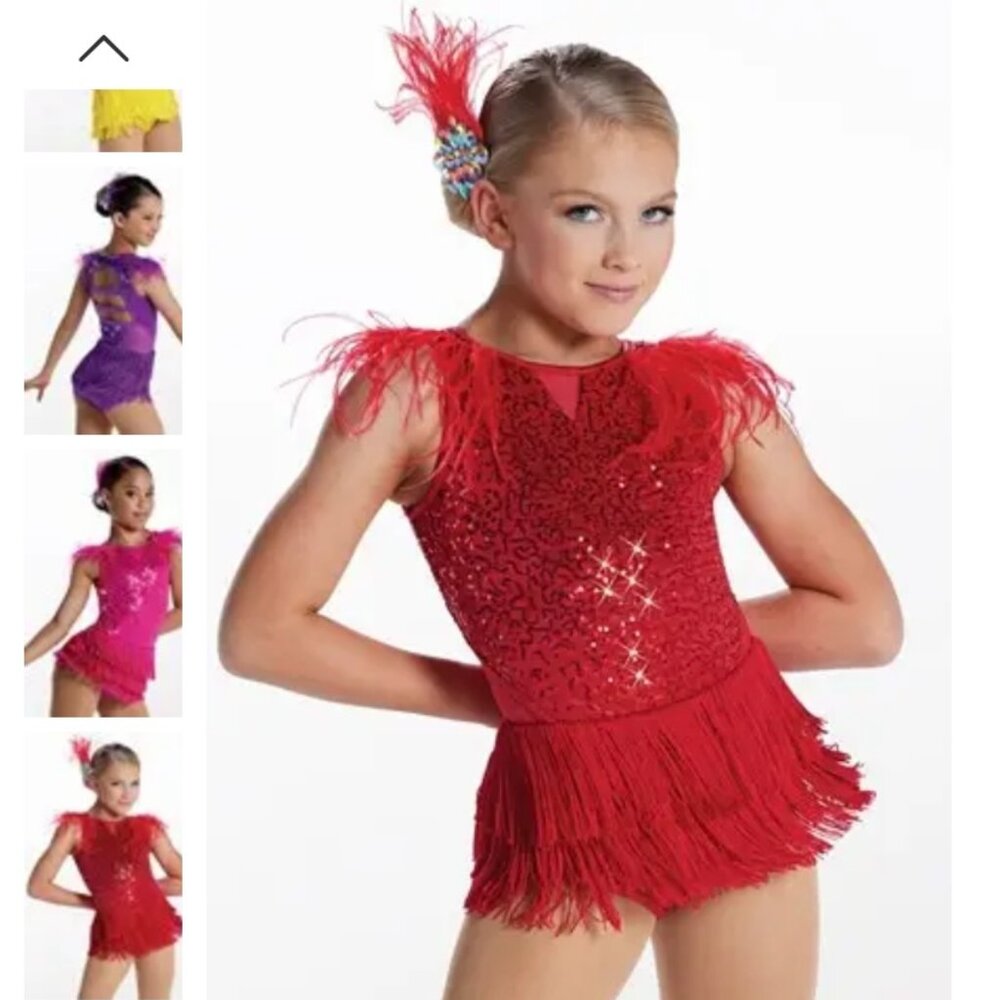 Weissman Don't Stop Sequin & Fringe Dance Dress